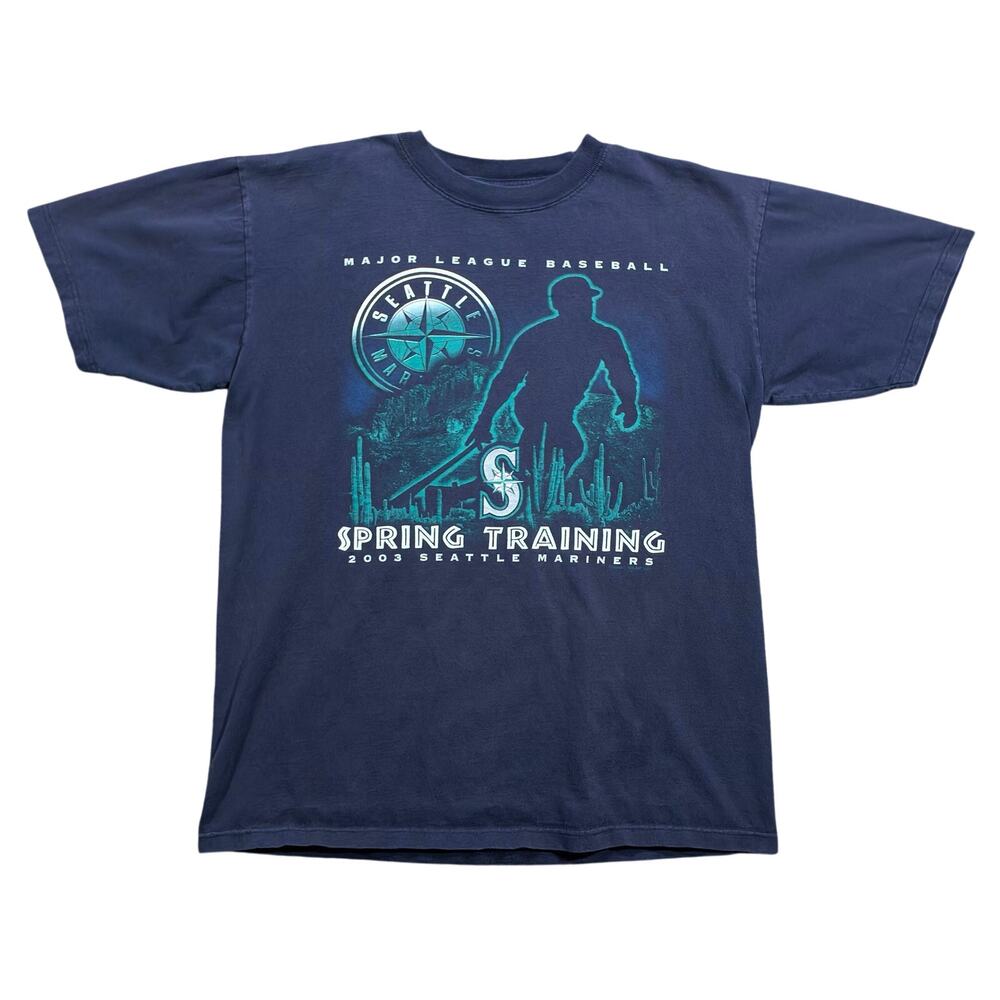 Vintage 2003 Seattle Mariners Spring Training T-Shirt Men’s Large MLB Baseball